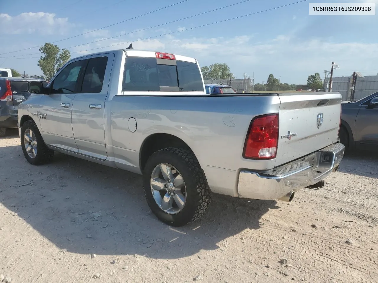 2018 Ram 1500 Slt VIN: 1C6RR6GT6JS209398 Lot: 75390444