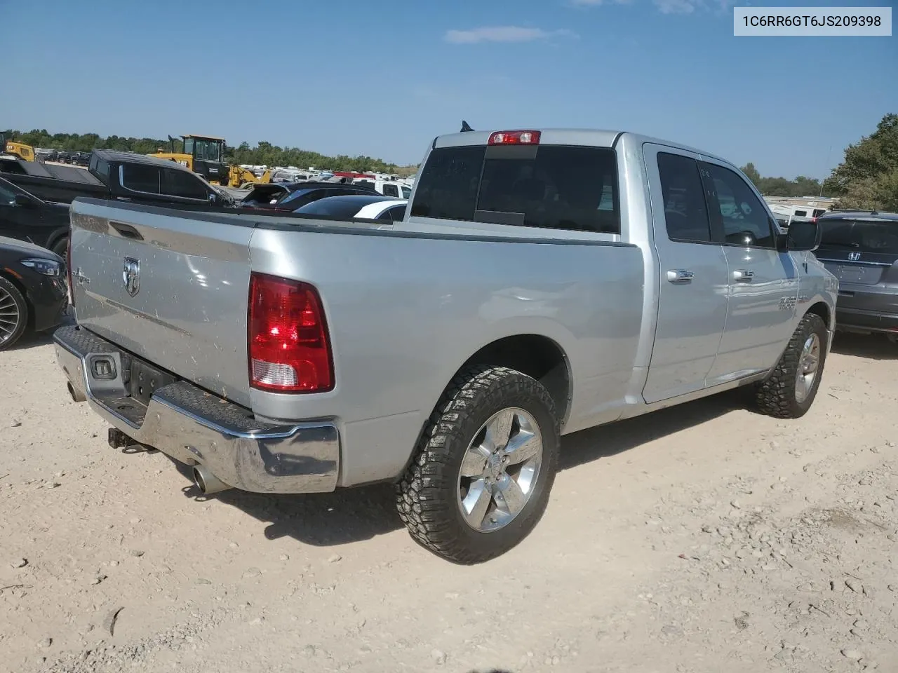 2018 Ram 1500 Slt VIN: 1C6RR6GT6JS209398 Lot: 75390444