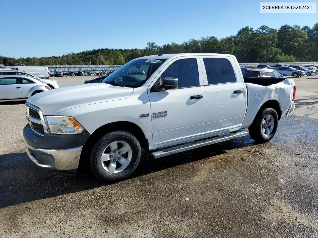 2018 Ram 1500 St VIN: 3C6RR6KT8JG252431 Lot: 75501864