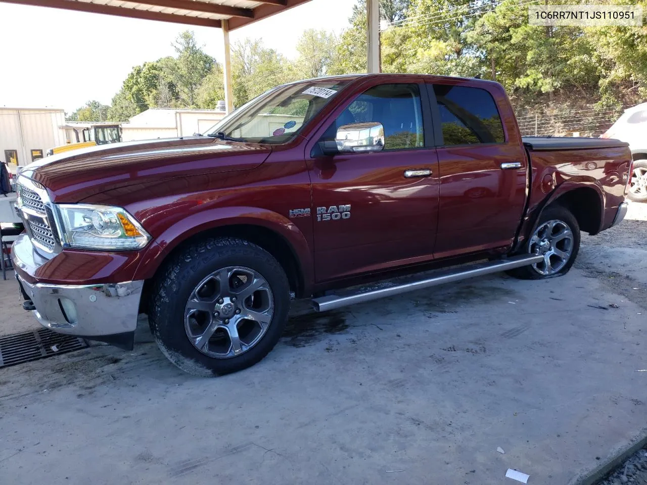 2018 Ram 1500 Laramie VIN: 1C6RR7NT1JS110951 Lot: 75720114