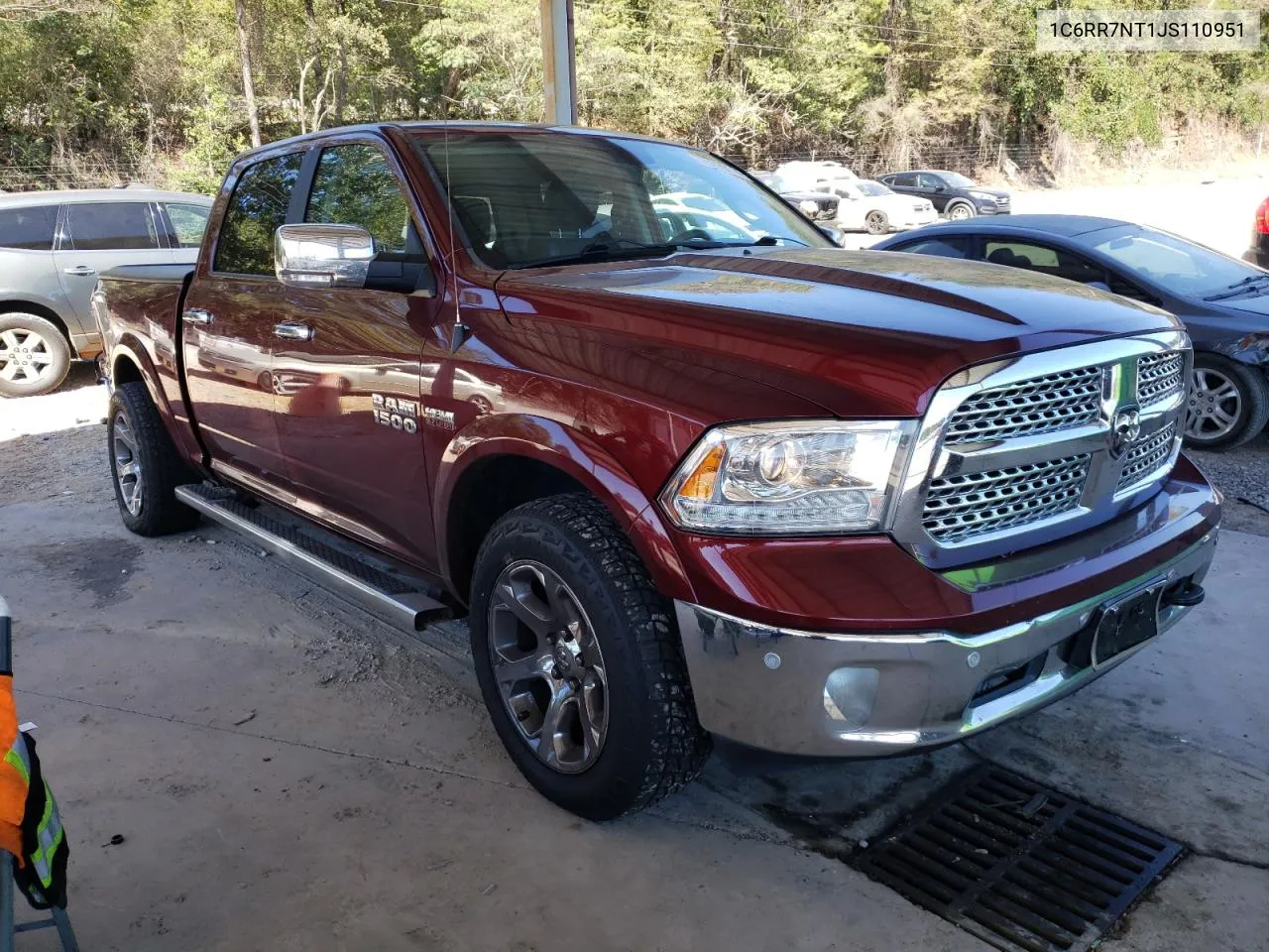 2018 Ram 1500 Laramie VIN: 1C6RR7NT1JS110951 Lot: 75720114