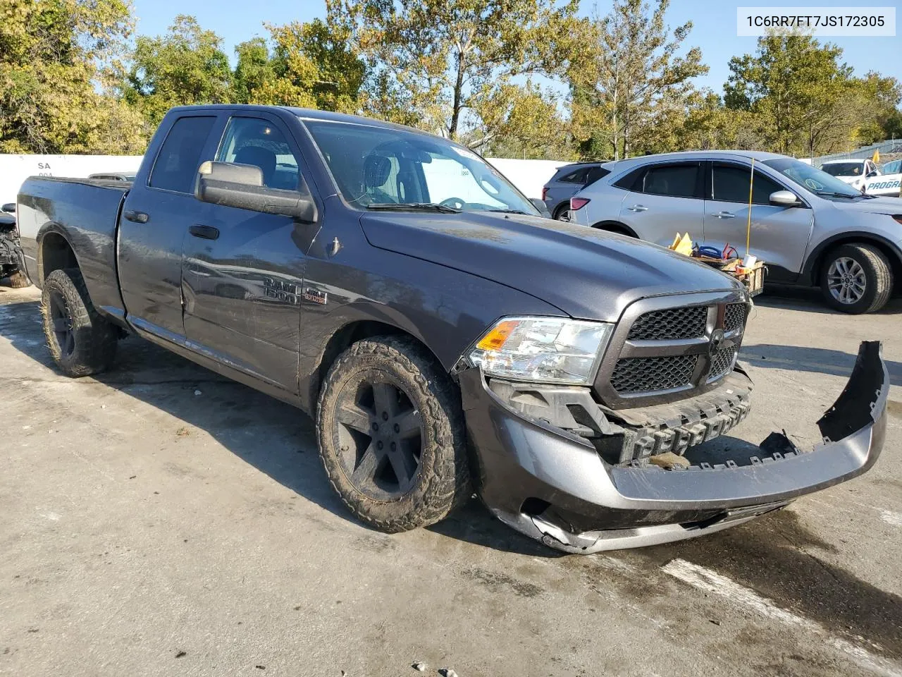 2018 Ram 1500 St VIN: 1C6RR7FT7JS172305 Lot: 75839484