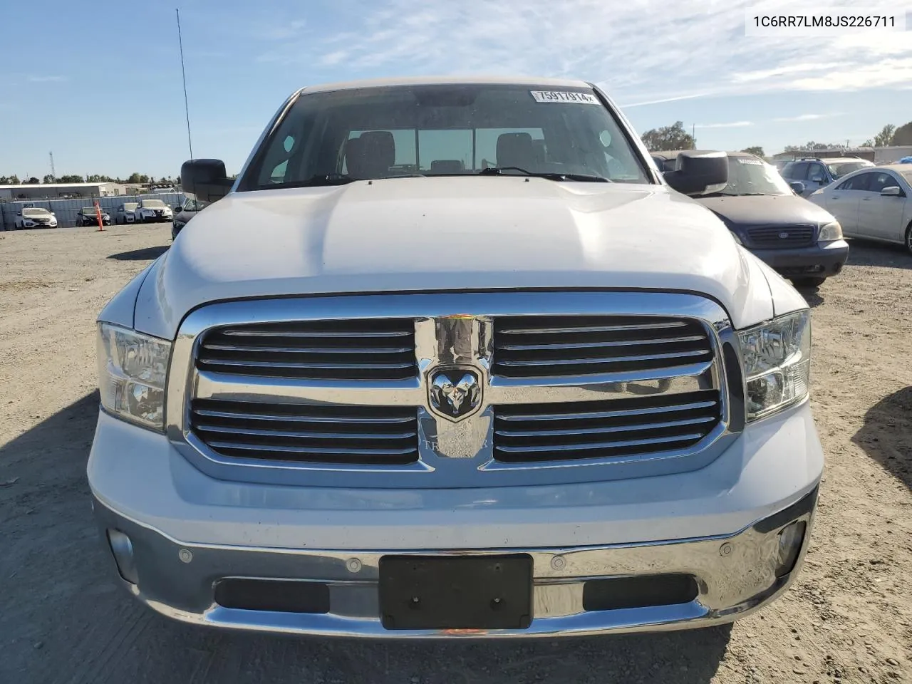 2018 Ram 1500 Slt VIN: 1C6RR7LM8JS226711 Lot: 75917914