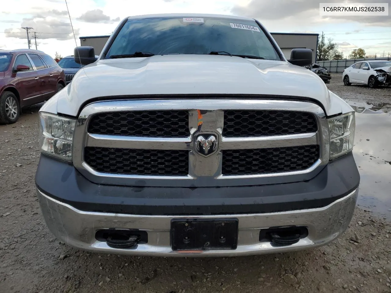 2018 Ram 1500 St VIN: 1C6RR7KM0JS262538 Lot: 76011654