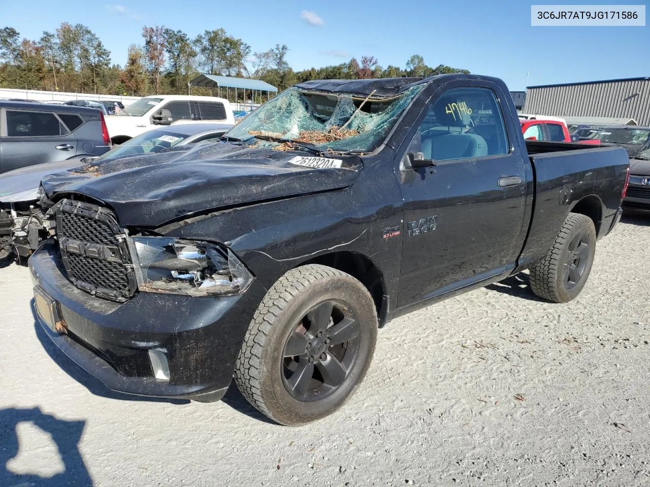 2018 Ram 1500 St VIN: 3C6JR7AT9JG171586 Lot: 76123204