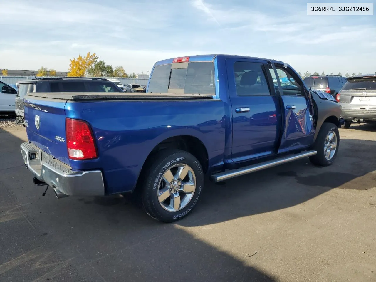 2018 Ram 1500 Slt VIN: 3C6RR7LT3JG212486 Lot: 76553574