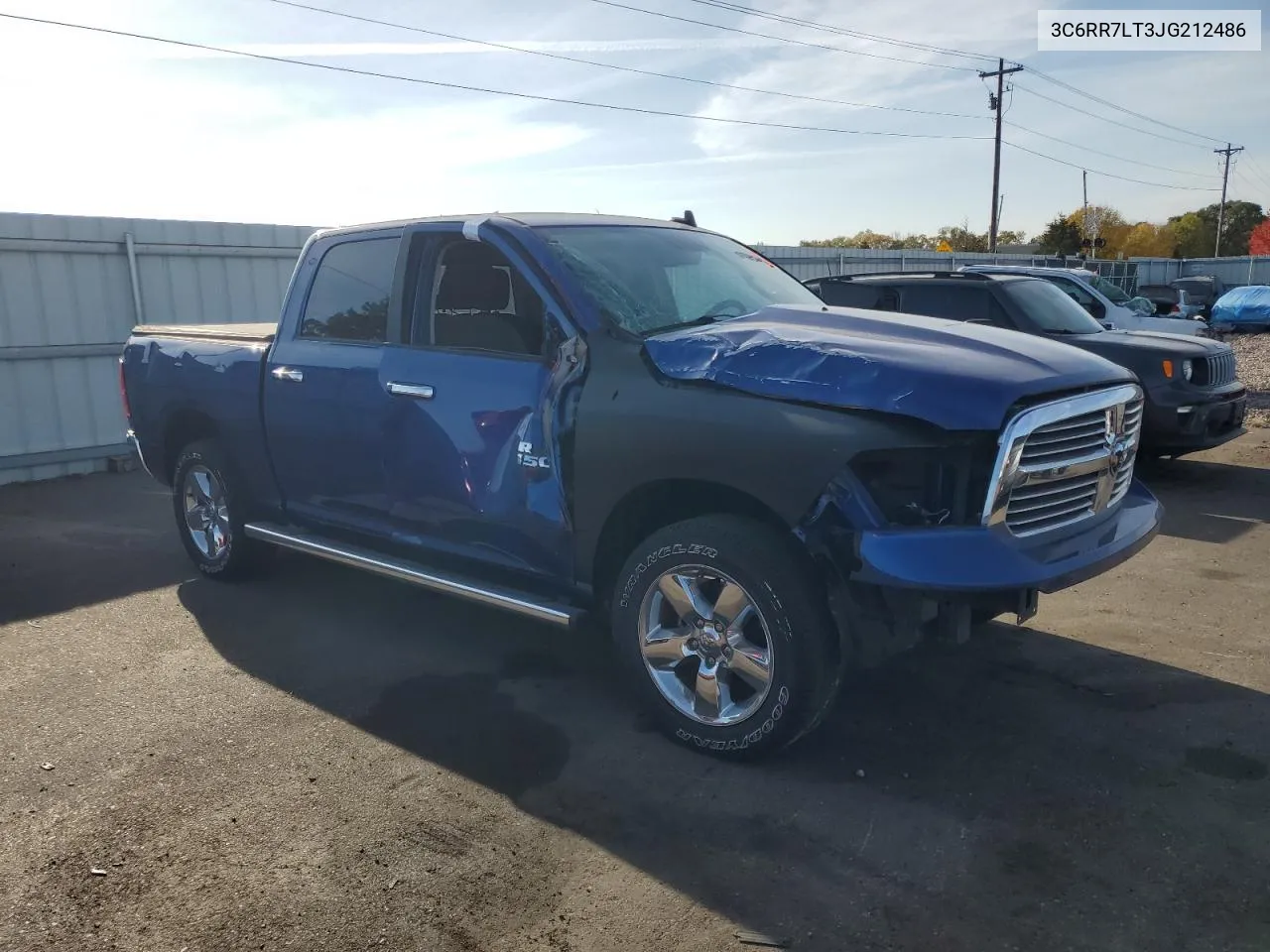 2018 Ram 1500 Slt VIN: 3C6RR7LT3JG212486 Lot: 76553574