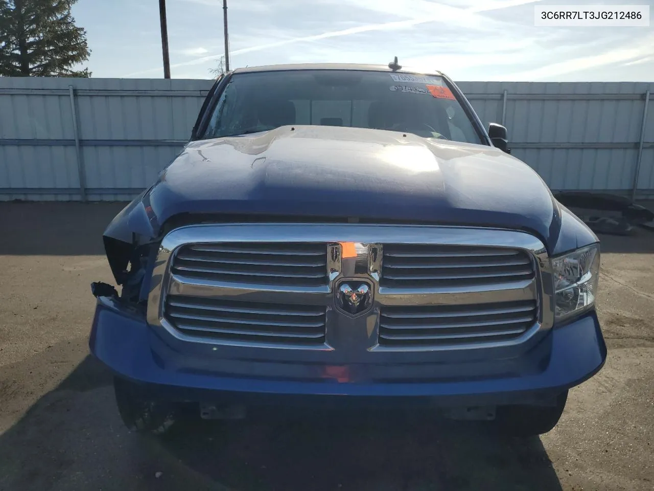 2018 Ram 1500 Slt VIN: 3C6RR7LT3JG212486 Lot: 76553574