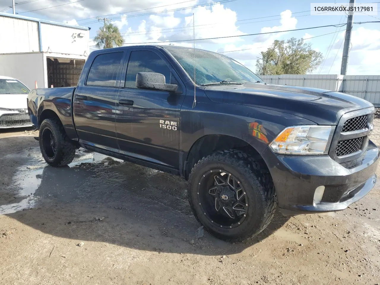 2018 Ram 1500 St VIN: 1C6RR6KGXJS117981 Lot: 76687094