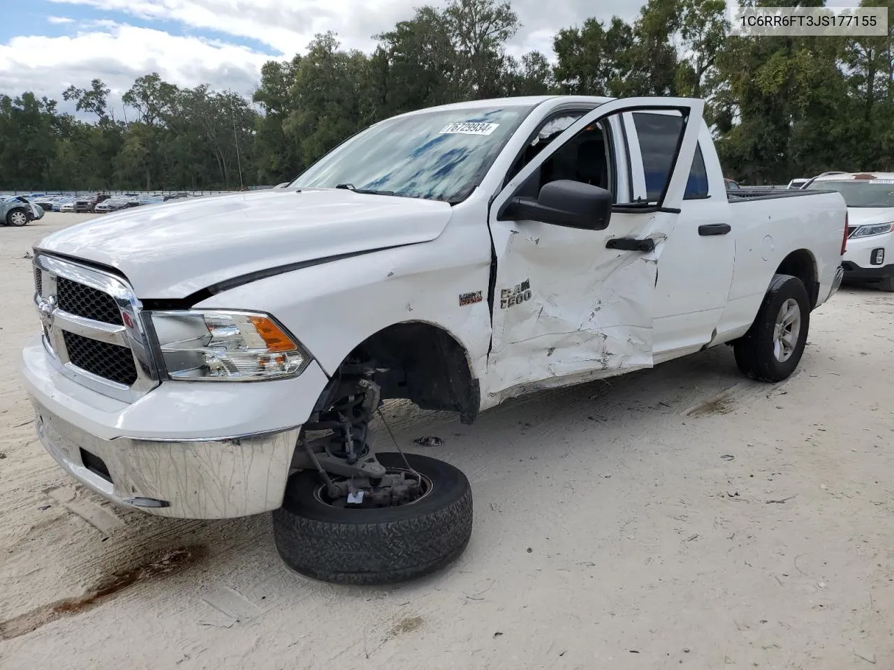 2018 Ram 1500 St VIN: 1C6RR6FT3JS177155 Lot: 76729934