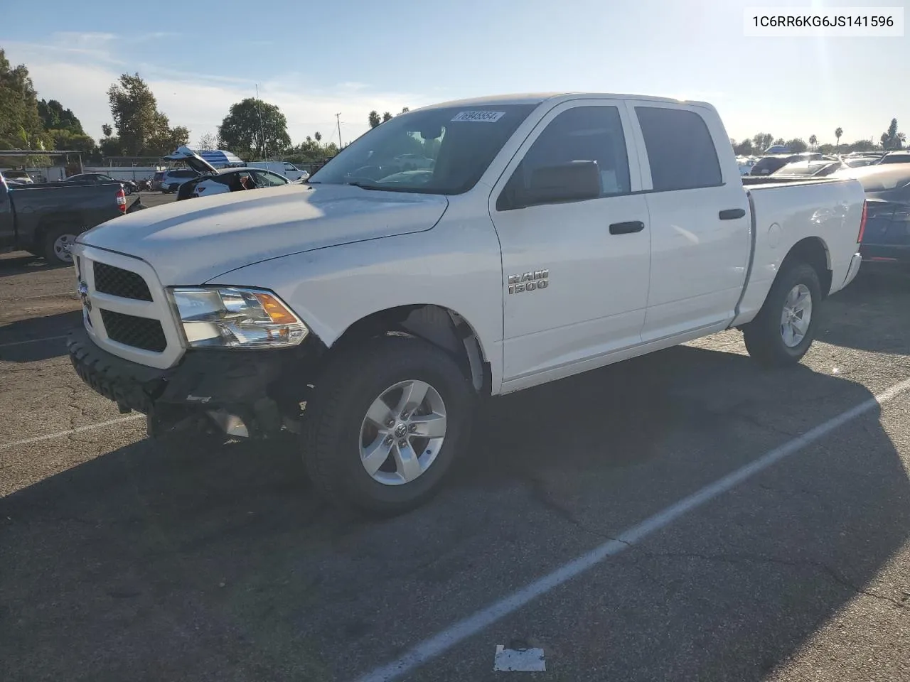 2018 Ram 1500 St VIN: 1C6RR6KG6JS141596 Lot: 76945554