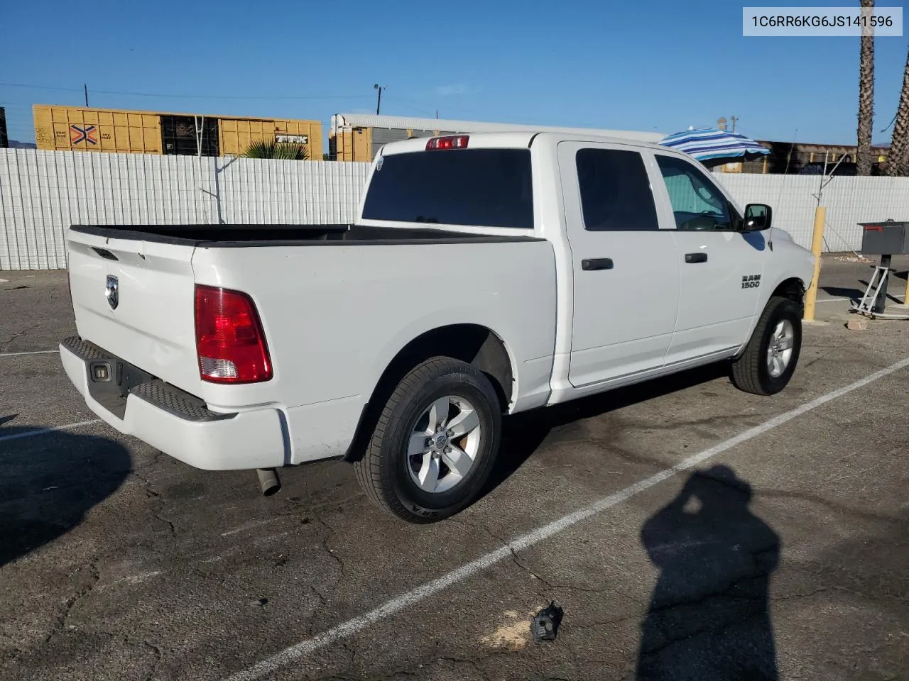 2018 Ram 1500 St VIN: 1C6RR6KG6JS141596 Lot: 76945554