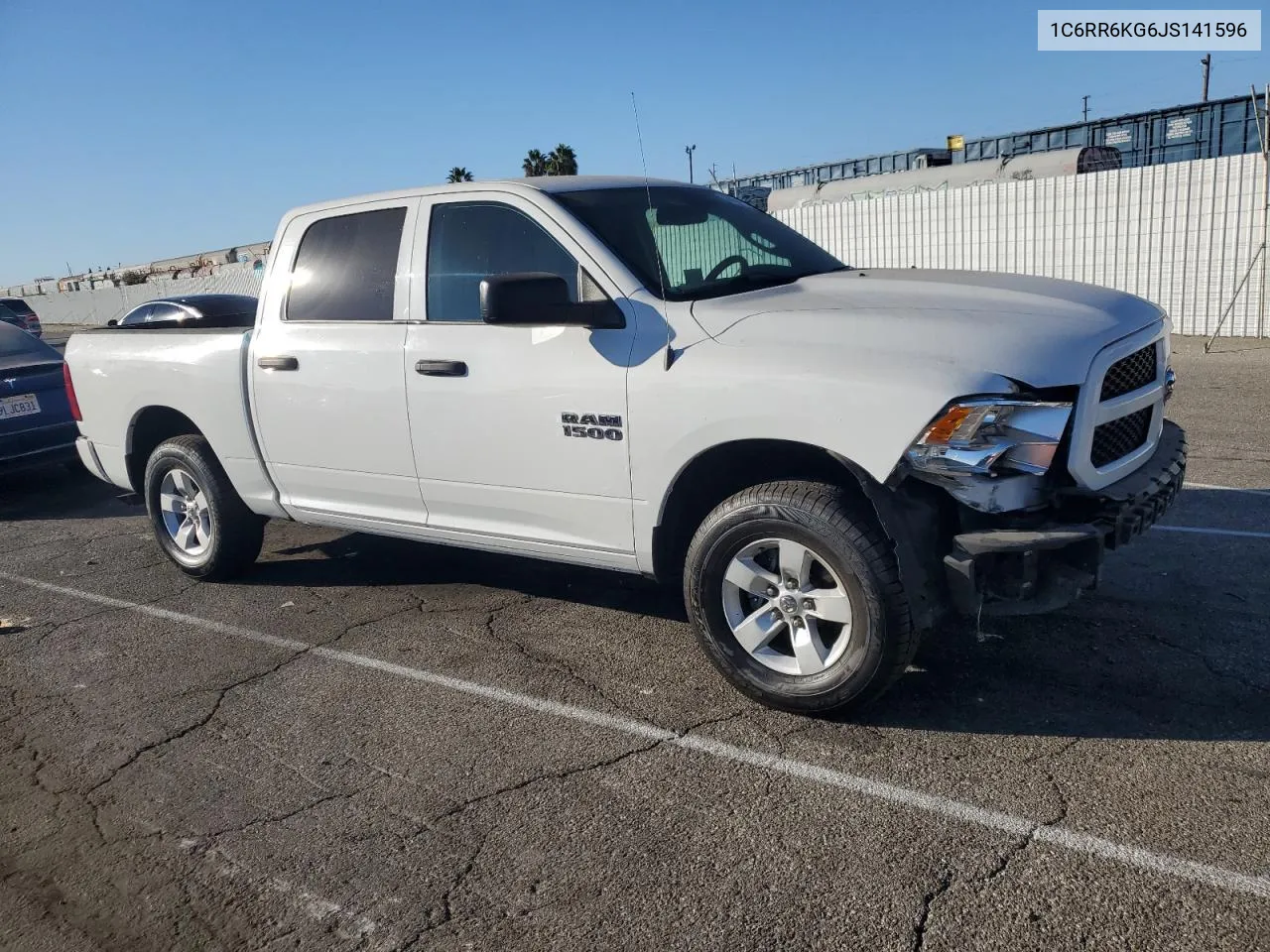 2018 Ram 1500 St VIN: 1C6RR6KG6JS141596 Lot: 76945554