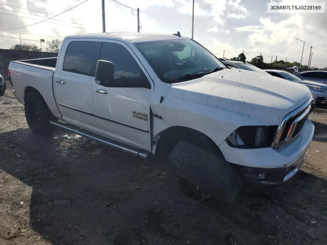 2018 Ram 1500 Slt VIN: 3C6RR7LT5JG228169 Lot: 76954504