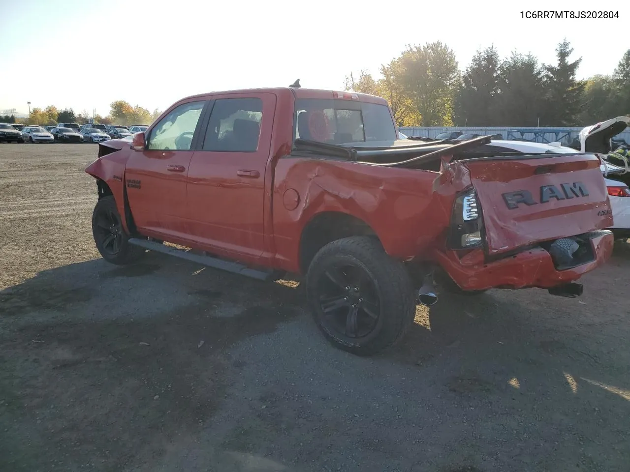 2018 Ram 1500 Sport VIN: 1C6RR7MT8JS202804 Lot: 77069664