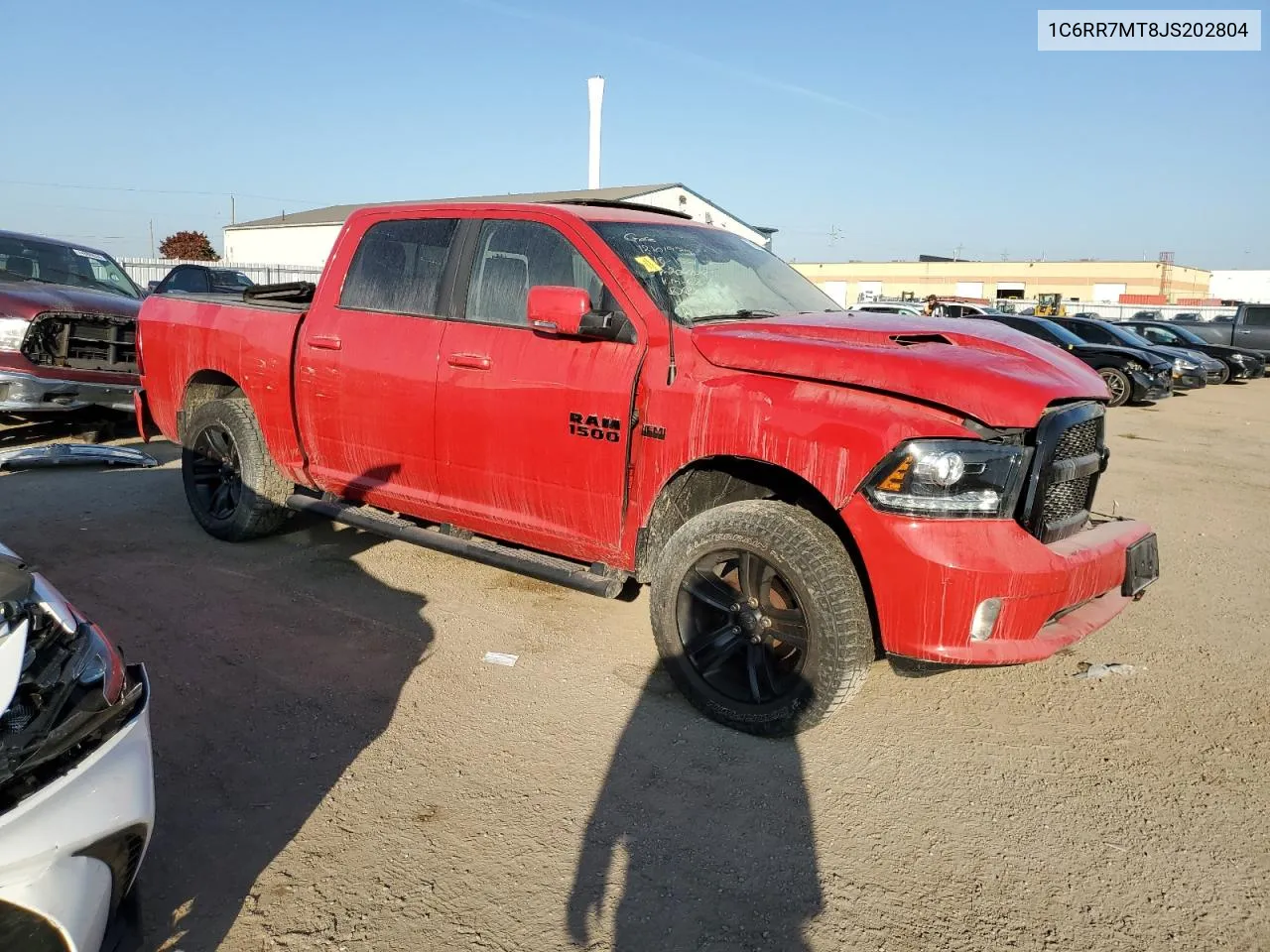 2018 Ram 1500 Sport VIN: 1C6RR7MT8JS202804 Lot: 77069664