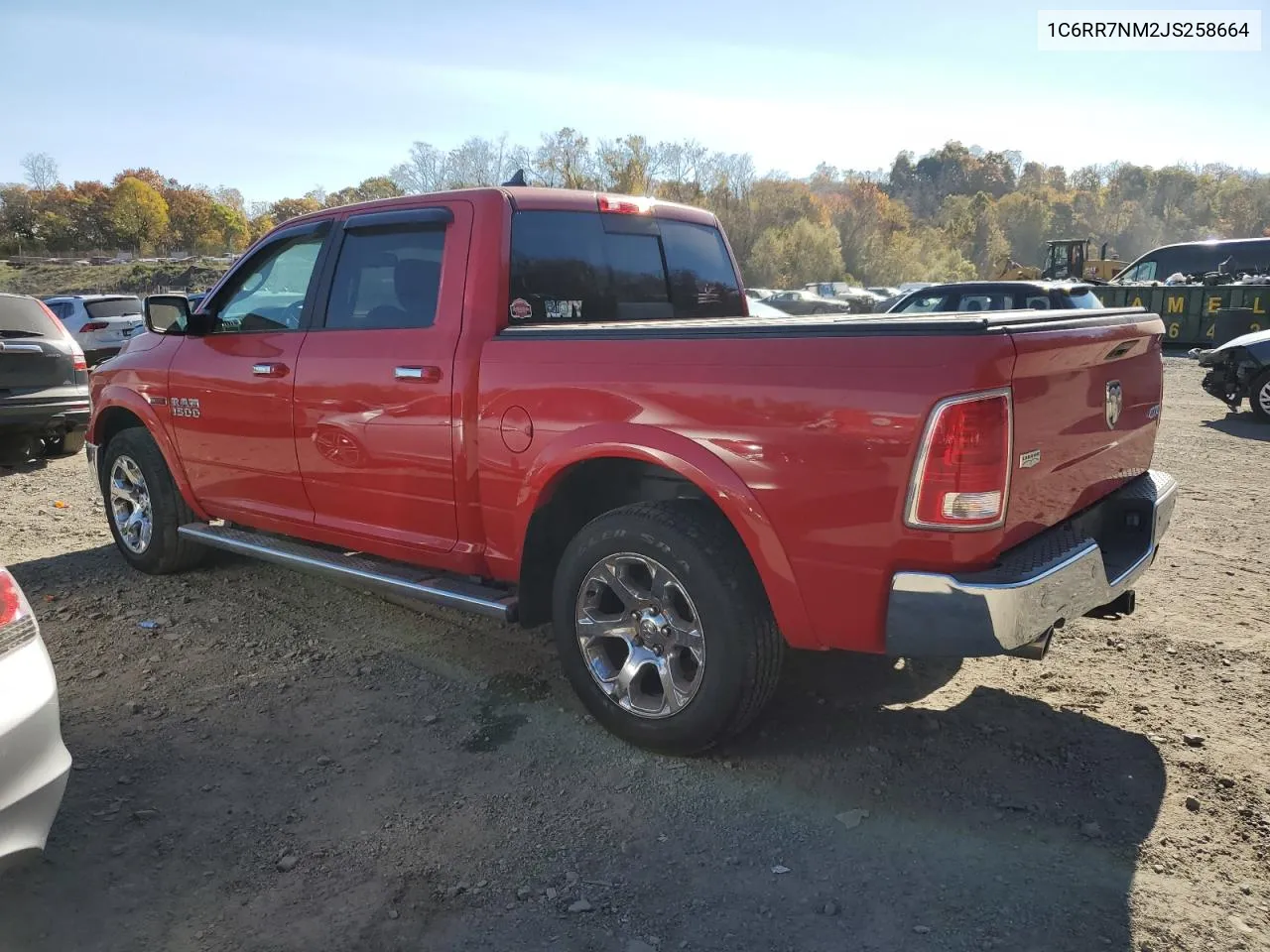 2018 Ram 1500 Laramie VIN: 1C6RR7NM2JS258664 Lot: 77381614