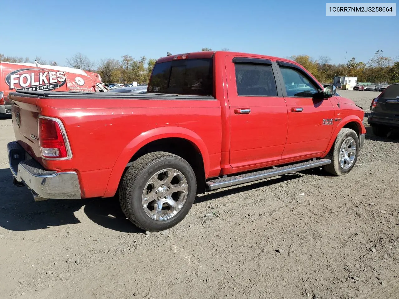 2018 Ram 1500 Laramie VIN: 1C6RR7NM2JS258664 Lot: 77381614