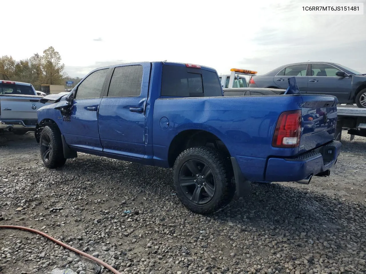 2018 Ram 1500 Sport VIN: 1C6RR7MT6JS151481 Lot: 77598914