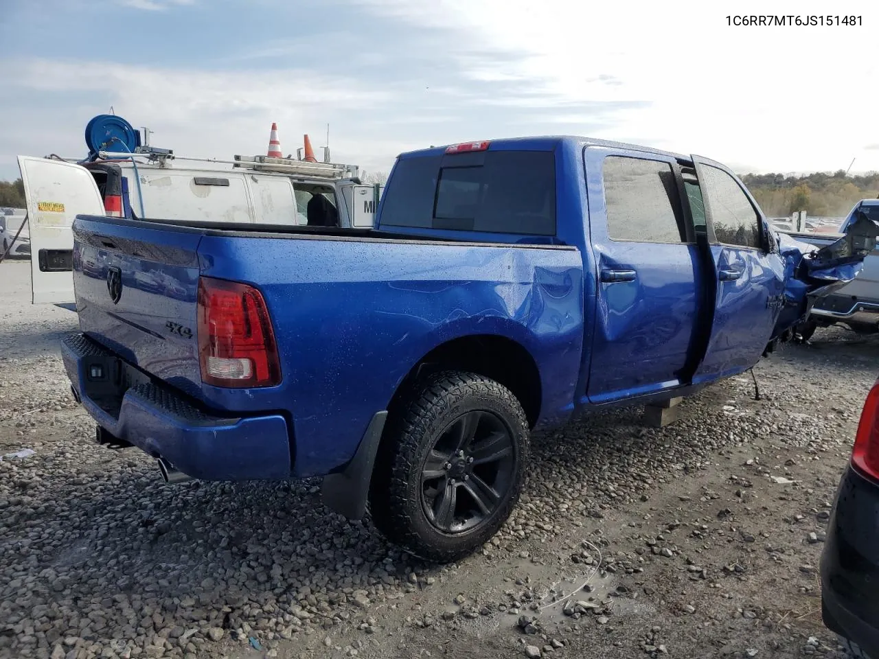 2018 Ram 1500 Sport VIN: 1C6RR7MT6JS151481 Lot: 77598914