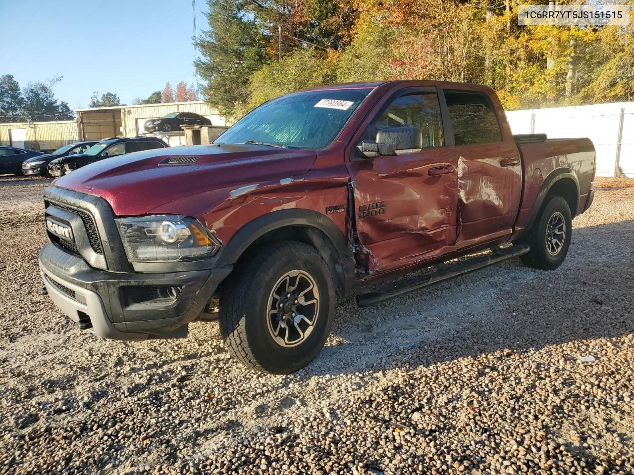 2018 Ram 1500 Rebel VIN: 1C6RR7YT5JS151515 Lot: 77993964