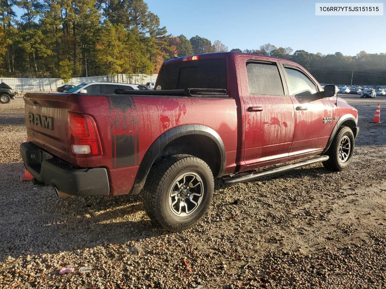 2018 Ram 1500 Rebel VIN: 1C6RR7YT5JS151515 Lot: 77993964