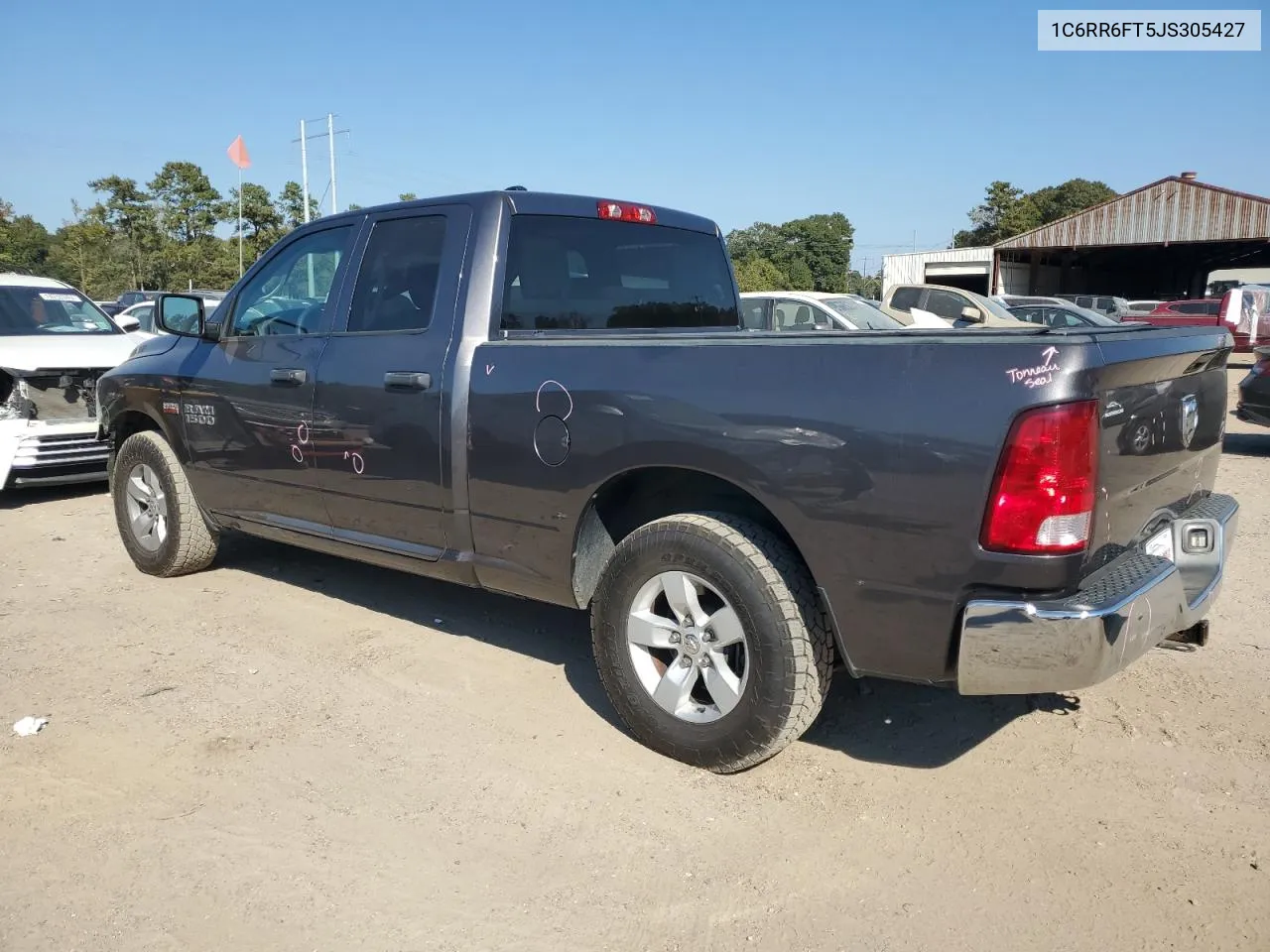 2018 Ram 1500 St VIN: 1C6RR6FT5JS305427 Lot: 78165614