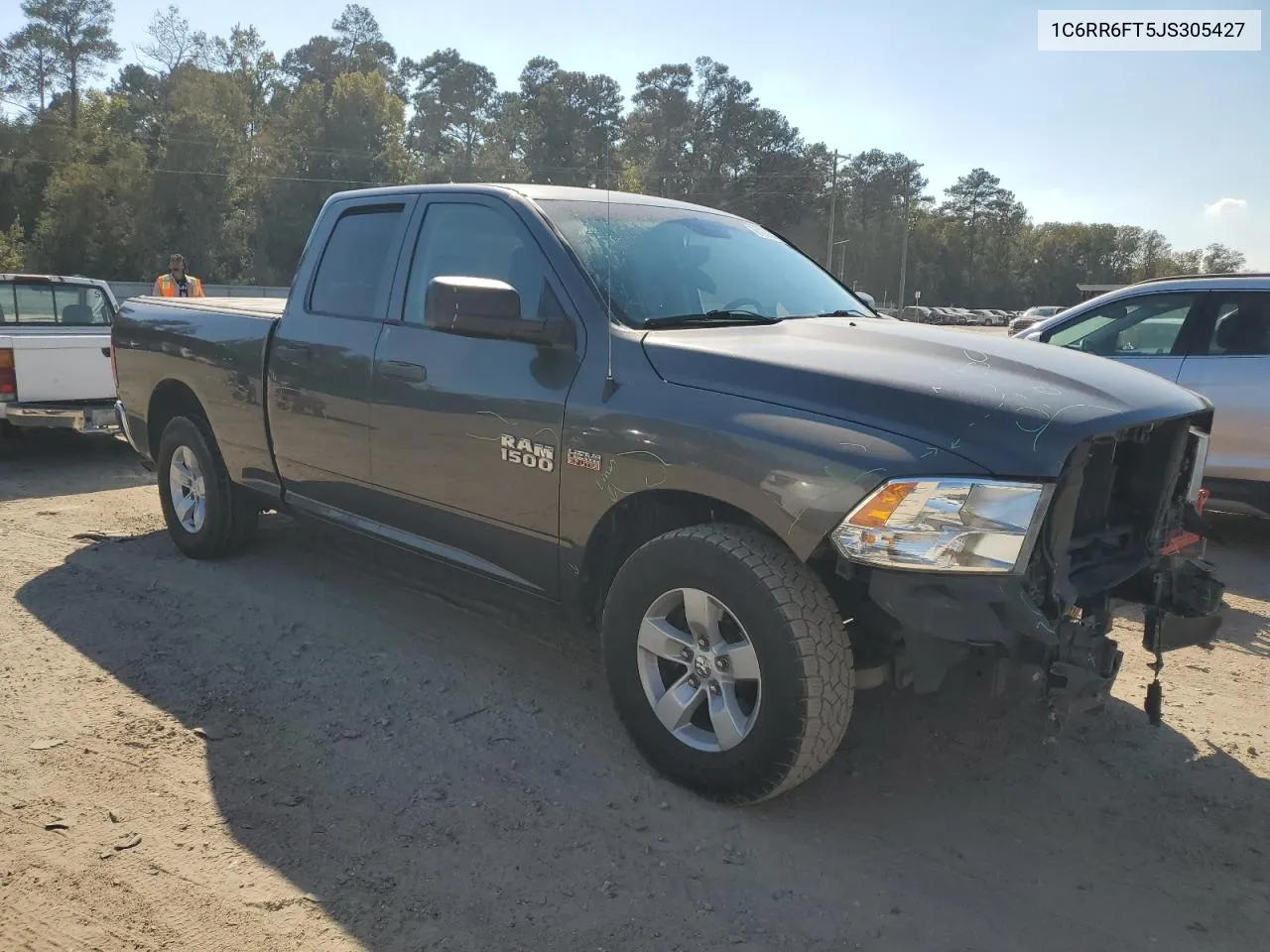 2018 Ram 1500 St VIN: 1C6RR6FT5JS305427 Lot: 78165614