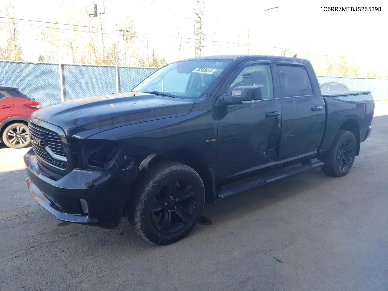 1C6RR7MT8JS265398 2018 Ram 1500 Sport