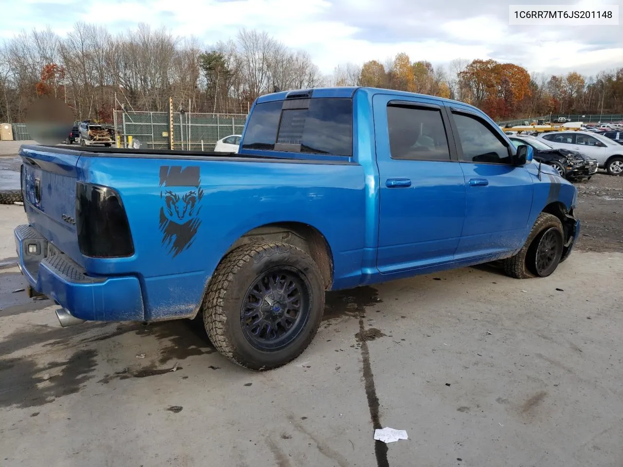 2018 Ram 1500 Sport VIN: 1C6RR7MT6JS201148 Lot: 78363884