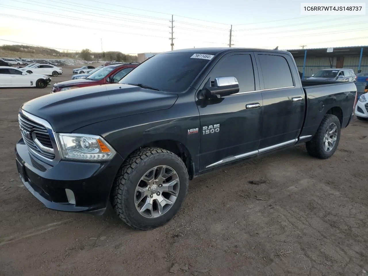 2018 Ram 1500 Longhorn VIN: 1C6RR7WT4JS148737 Lot: 79611464