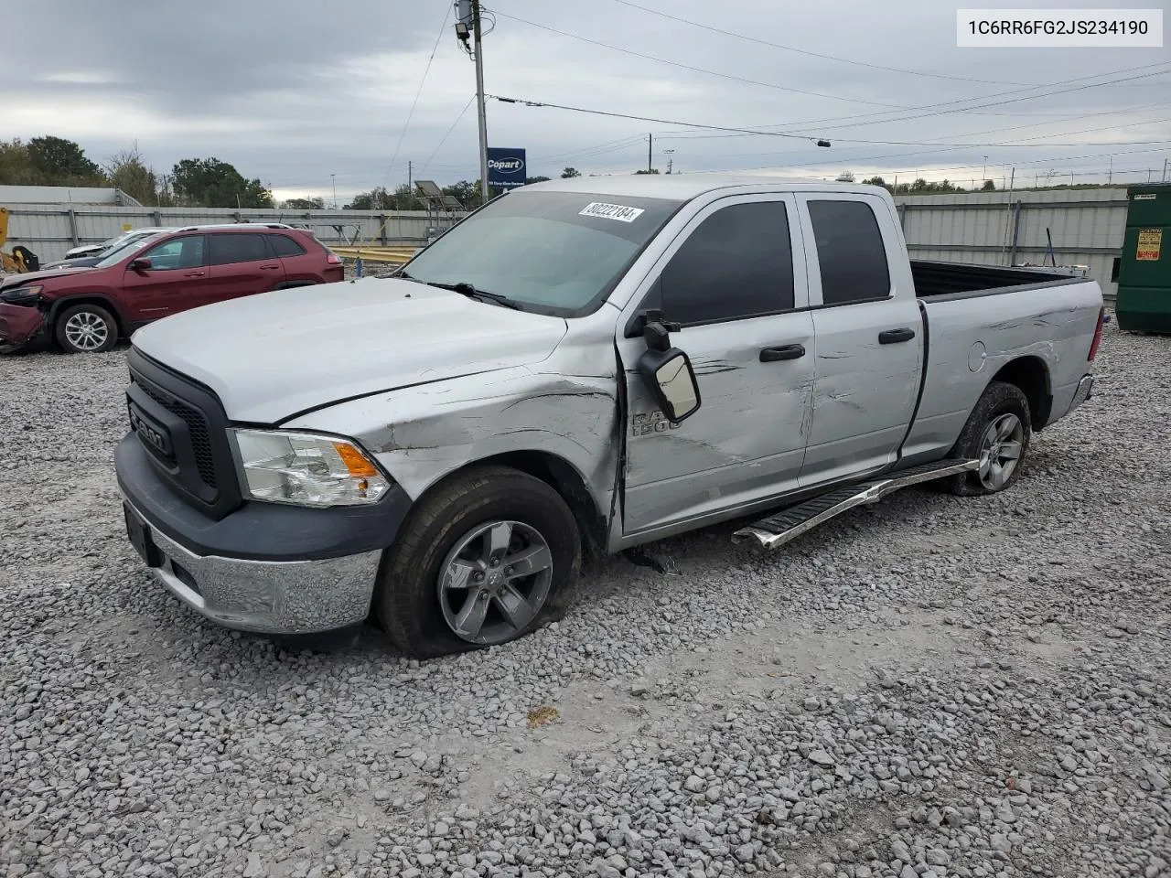 2018 Ram 1500 St VIN: 1C6RR6FG2JS234190 Lot: 80222184