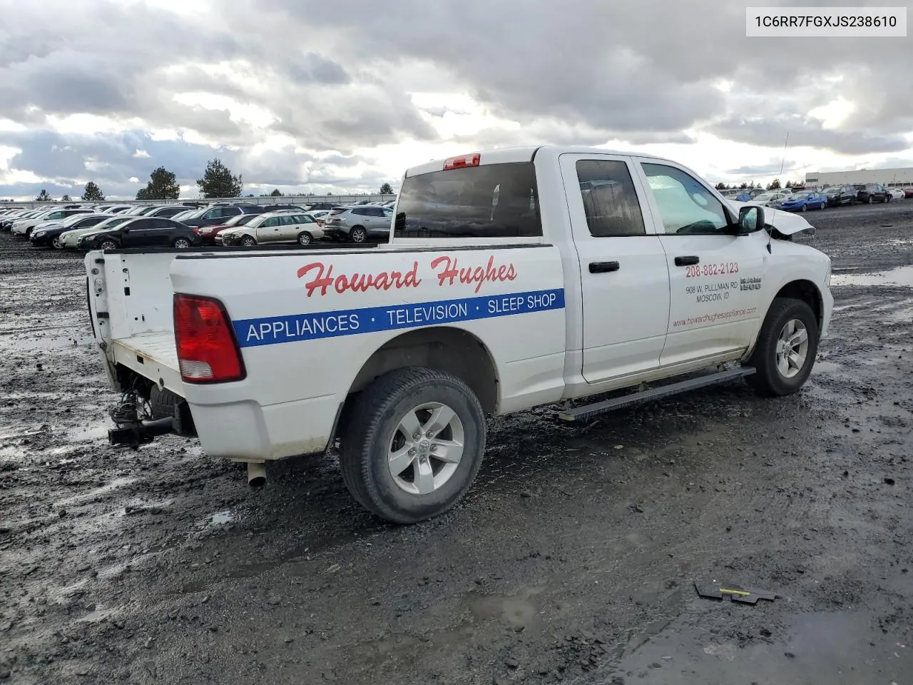 2018 Ram 1500 St VIN: 1C6RR7FGXJS238610 Lot: 81277184