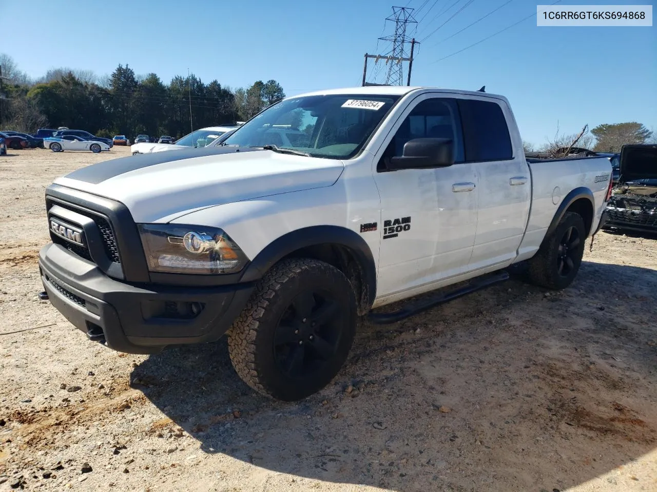 2019 Ram 1500 Classic Slt VIN: 1C6RR6GT6KS694868 Lot: 37796054