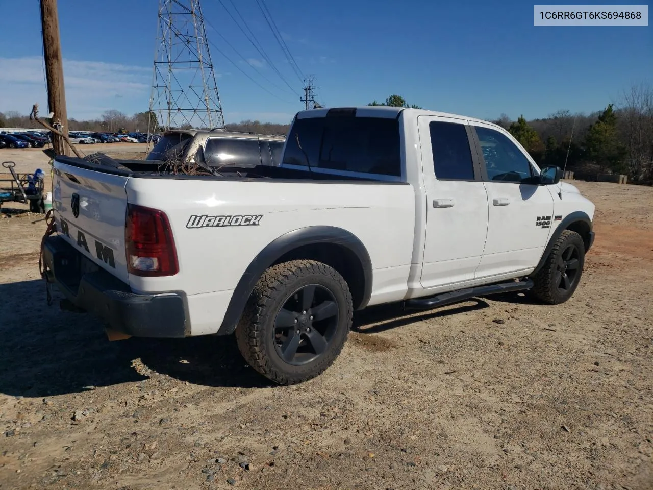 2019 Ram 1500 Classic Slt VIN: 1C6RR6GT6KS694868 Lot: 37796054