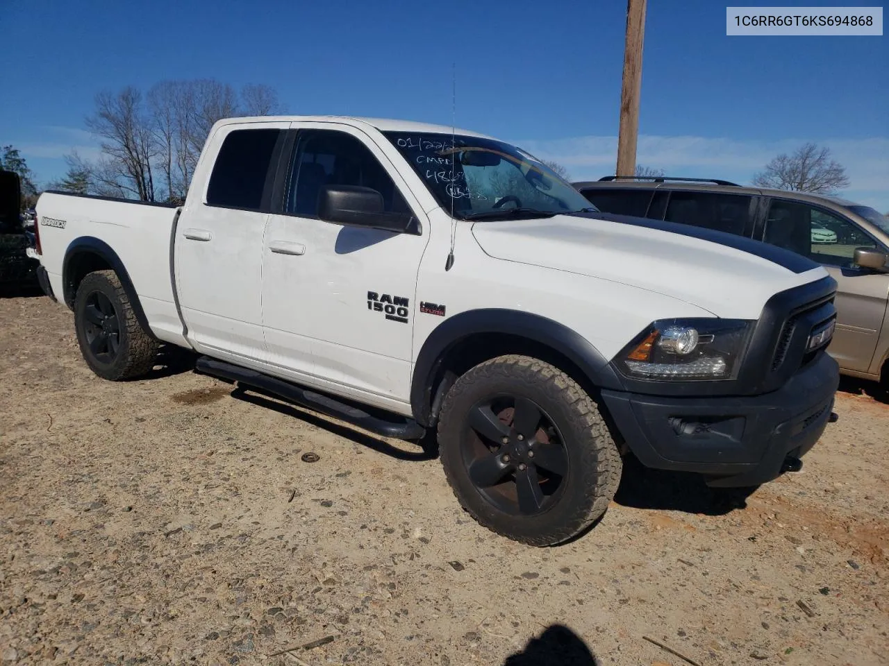 2019 Ram 1500 Classic Slt VIN: 1C6RR6GT6KS694868 Lot: 37796054