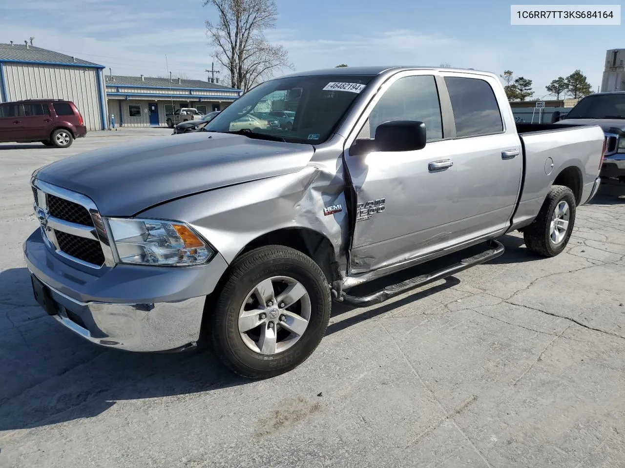 2019 Ram 1500 Classic Slt VIN: 1C6RR7TT3KS684164 Lot: 46482194