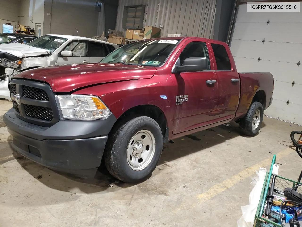 2019 Ram 1500 Classic Tradesman VIN: 1C6RR7FG6KS615516 Lot: 49368274