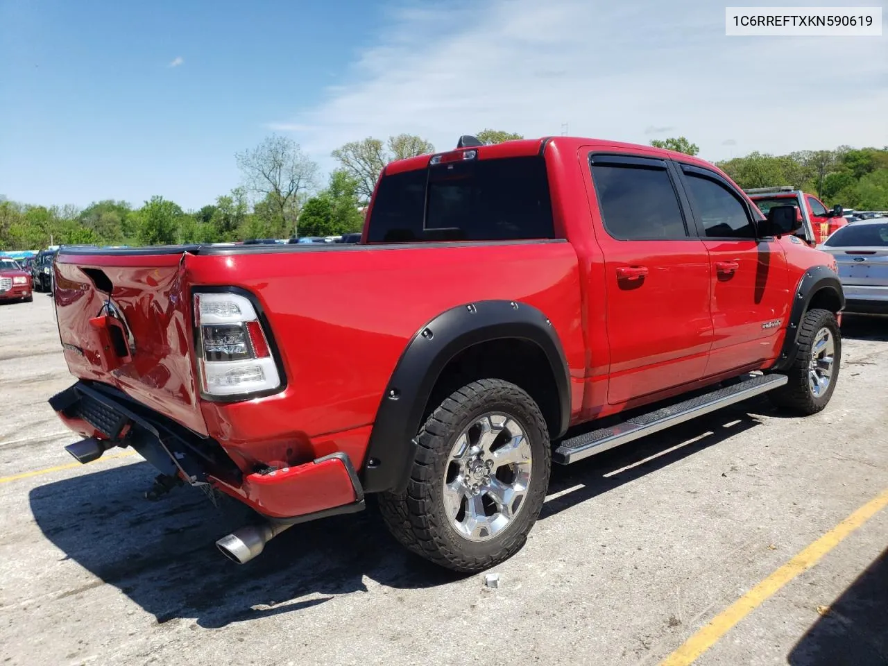 1C6RREFTXKN590619 2019 Ram 1500 Big Horn/Lone Star