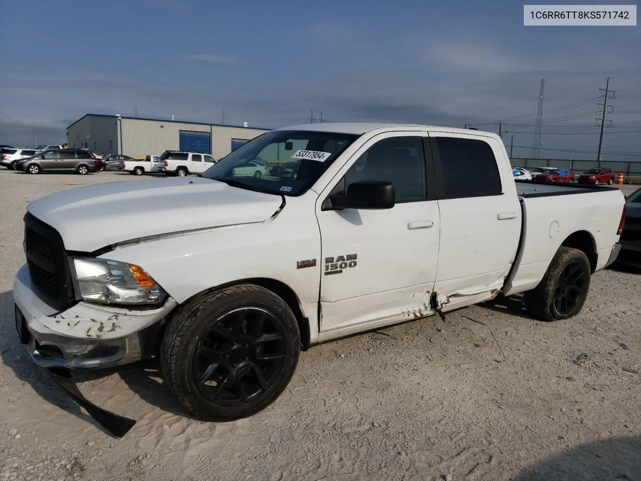 2019 Ram 1500 Classic Slt VIN: 1C6RR6TT8KS571742 Lot: 53317954