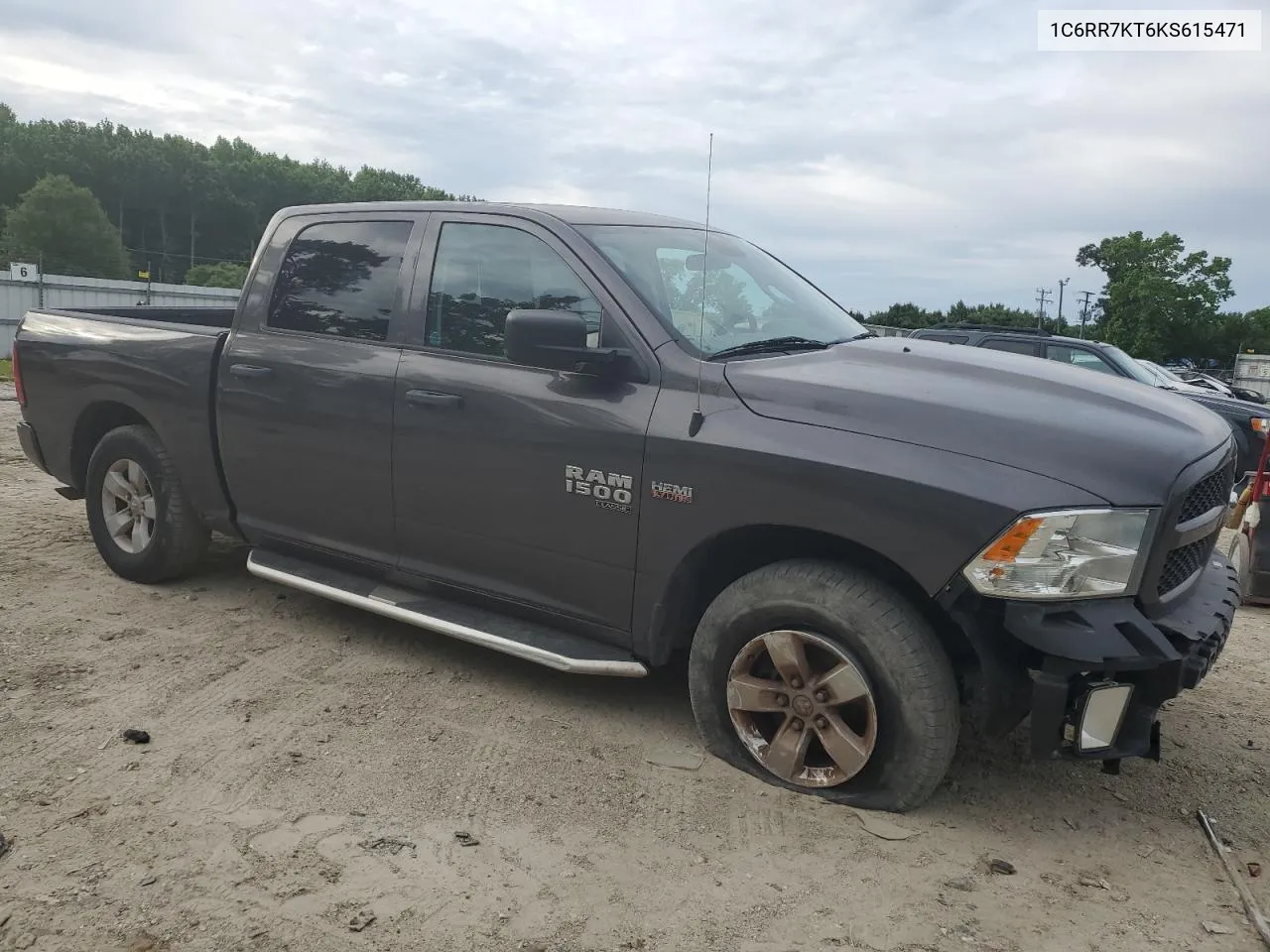 2019 Ram 1500 Classic Tradesman VIN: 1C6RR7KT6KS615471 Lot: 53805464