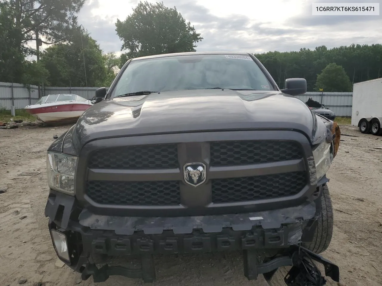 2019 Ram 1500 Classic Tradesman VIN: 1C6RR7KT6KS615471 Lot: 53805464