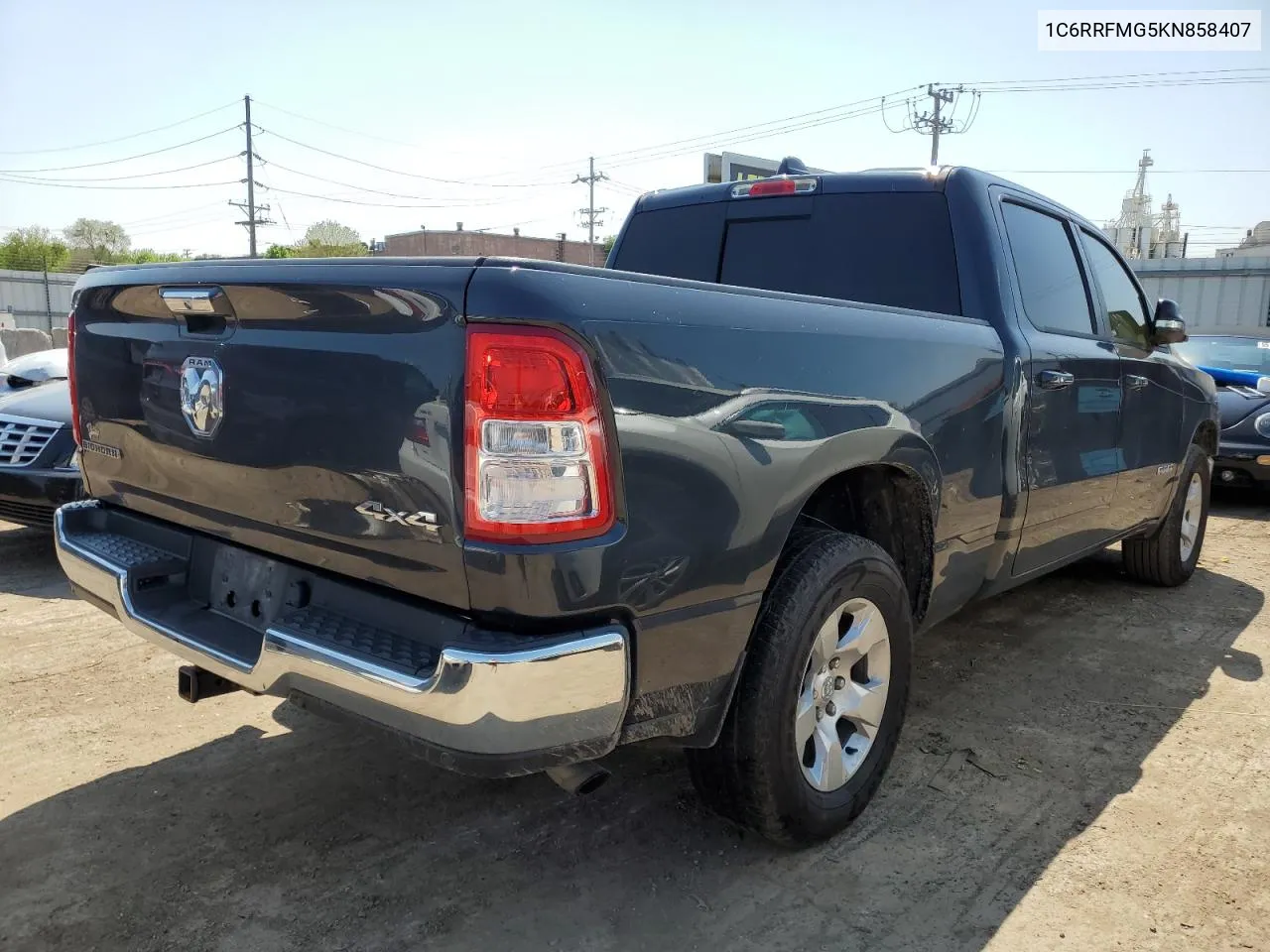 2019 Ram 1500 Big Horn/Lone Star VIN: 1C6RRFMG5KN858407 Lot: 55041024