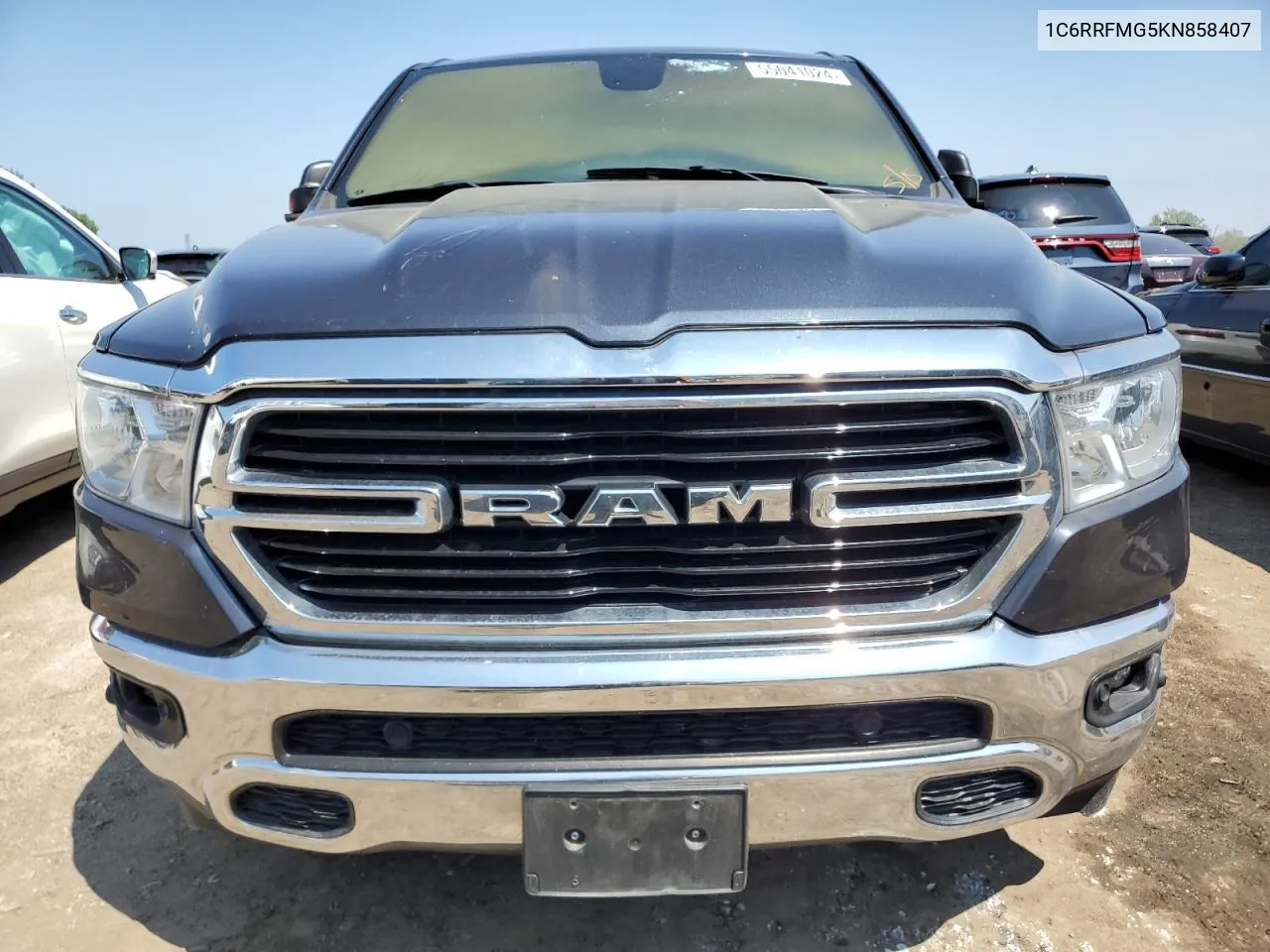 2019 Ram 1500 Big Horn/Lone Star VIN: 1C6RRFMG5KN858407 Lot: 55041024