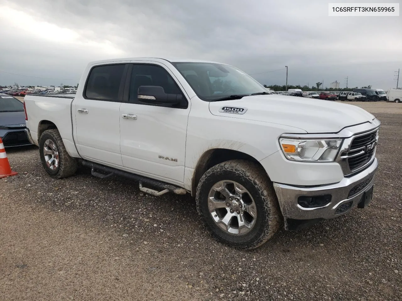 2019 Ram 1500 Big Horn/Lone Star VIN: 1C6SRFFT3KN659965 Lot: 56368874