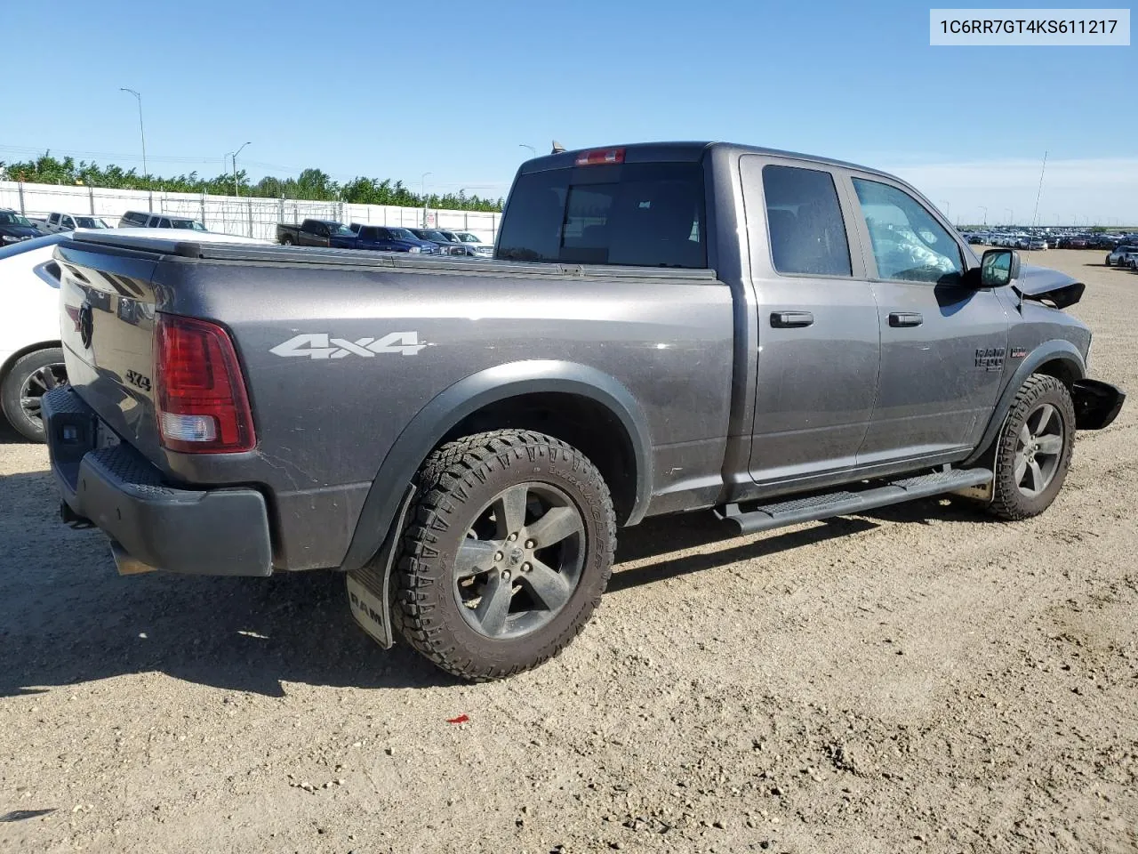 2019 Ram 1500 Classic Slt VIN: 1C6RR7GT4KS611217 Lot: 57256804