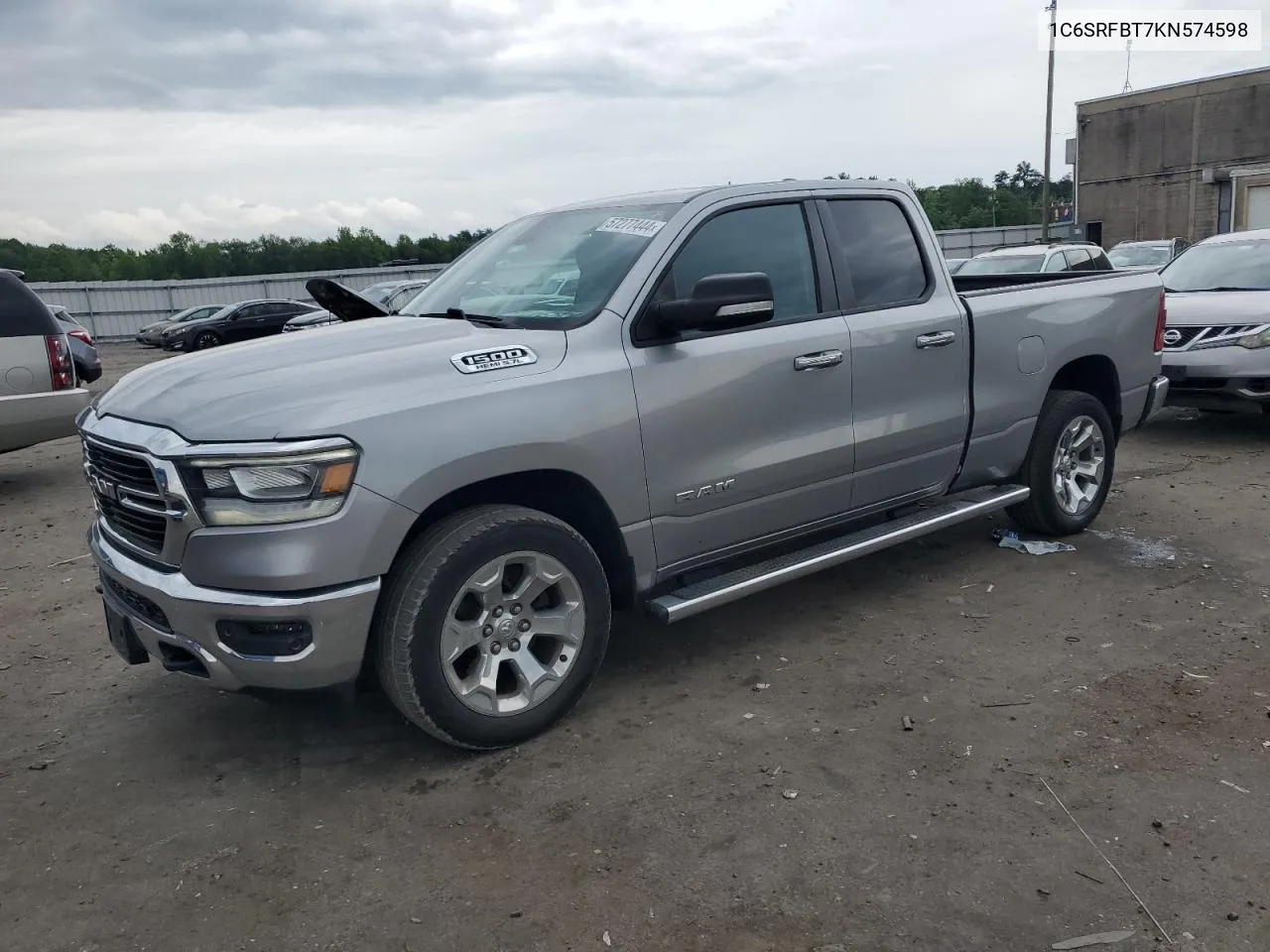 2019 Ram 1500 Big Horn/Lone Star VIN: 1C6SRFBT7KN574598 Lot: 57277444