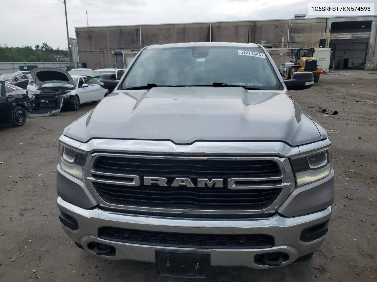 2019 Ram 1500 Big Horn/Lone Star VIN: 1C6SRFBT7KN574598 Lot: 57277444