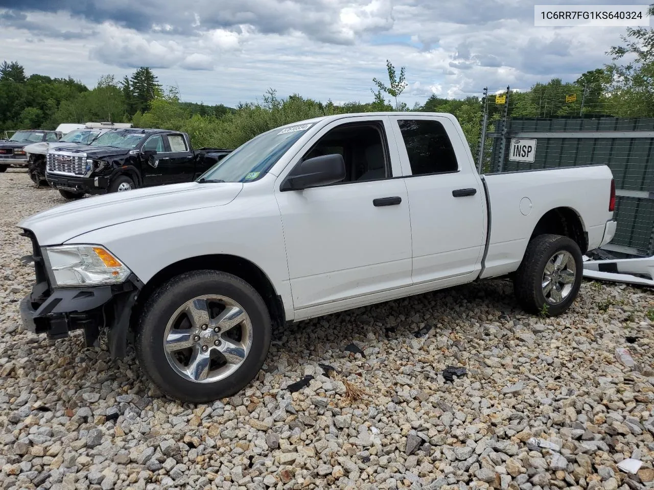 2019 Ram 1500 Classic Tradesman VIN: 1C6RR7FG1KS640324 Lot: 57610334