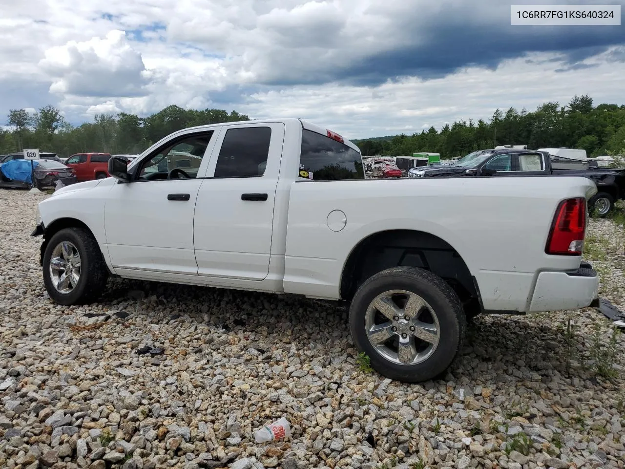 2019 Ram 1500 Classic Tradesman VIN: 1C6RR7FG1KS640324 Lot: 57610334